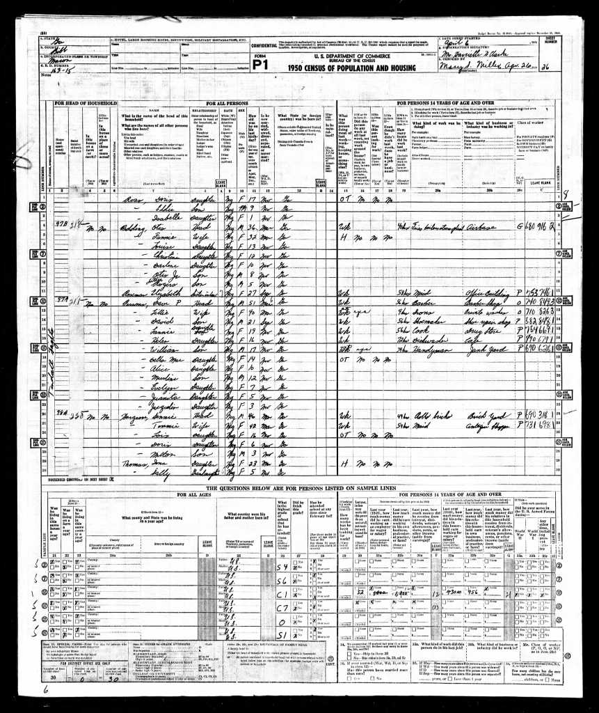 1950 census otis redding macon georgia