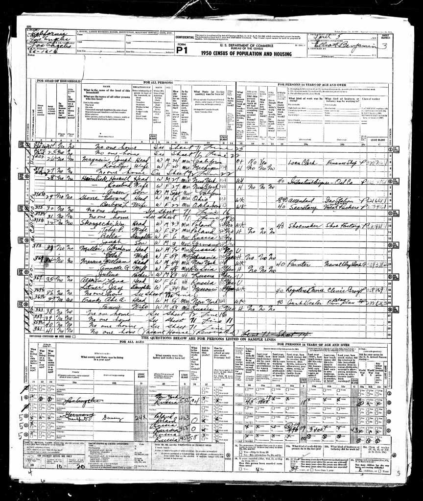 1950 los angeles census  anson williams